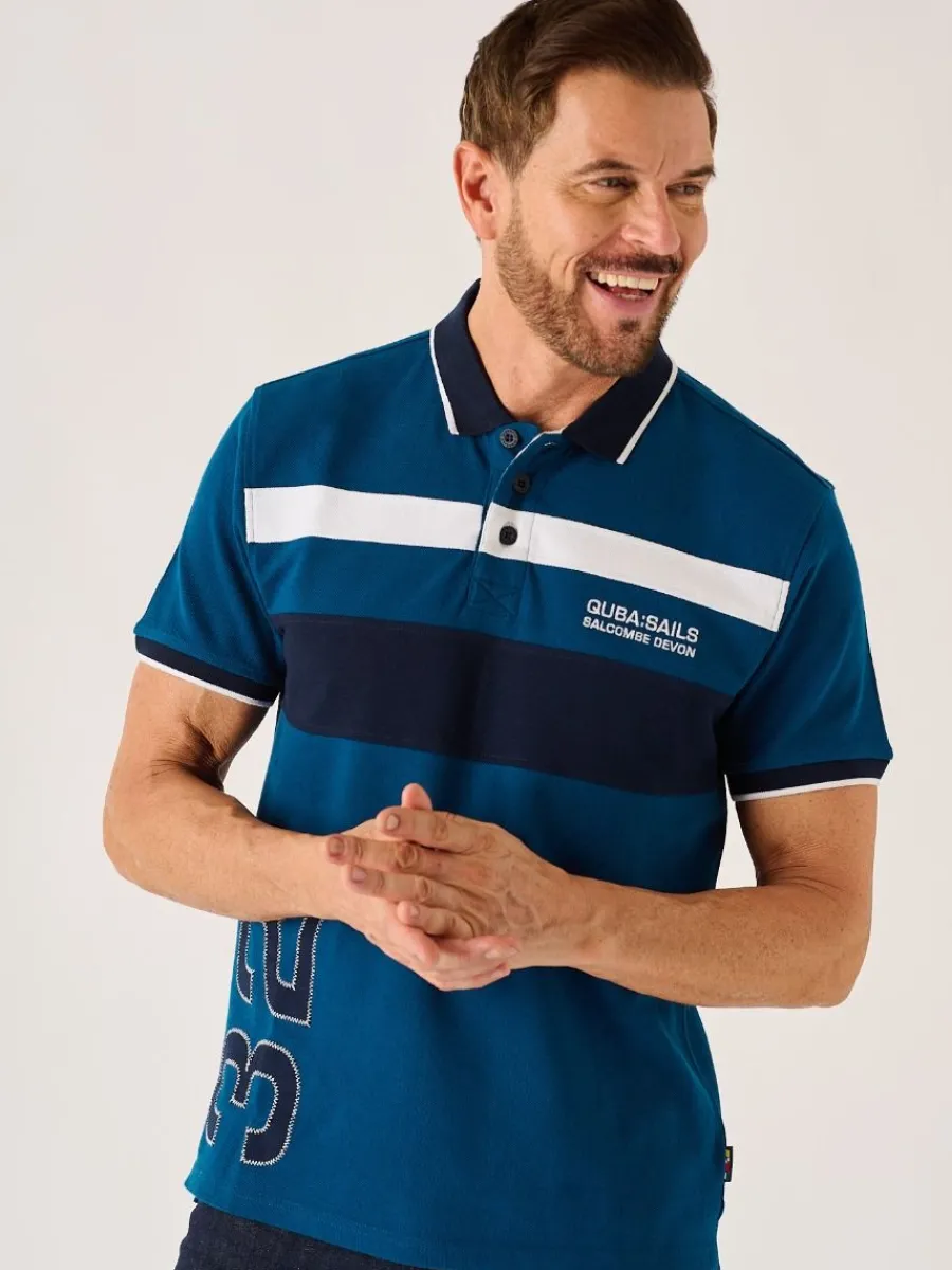 dark_teal_quba_sails_x_se_2.webp Quba & Co Dark Teal Quba Sails X- Series Polo Shirt - Pico Clearance