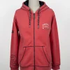 Quba & Co Darna X-Series Zip Through Hoodie in Coral Pink Best