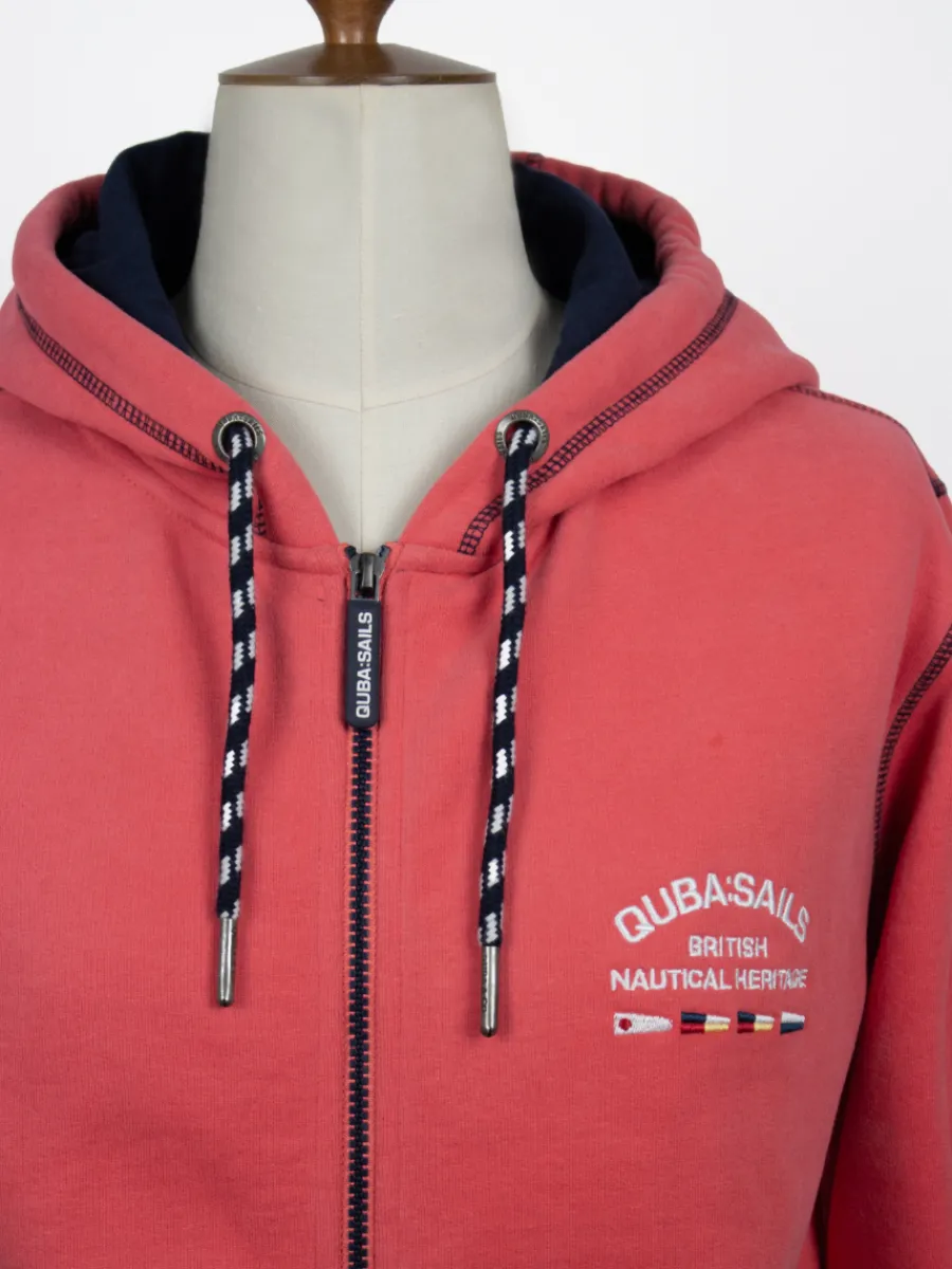darna_xseries_zip_through_2.webp Quba & Co Darna X-Series Zip Through Hoodie in Coral Pink Best