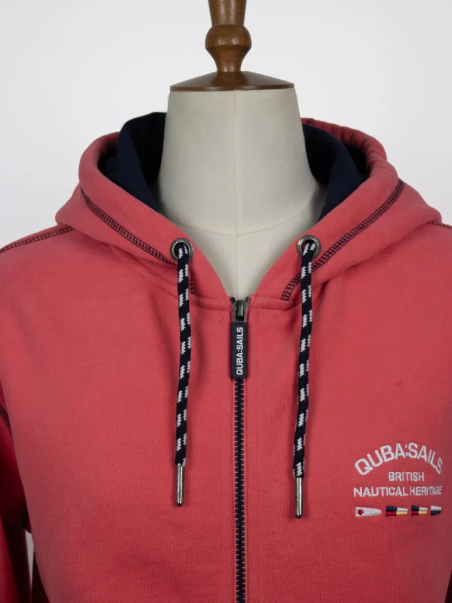 darna_xseries_zip_through_3.webp Quba & Co Darna X-Series Zip Through Hoodie in Coral Pink Best