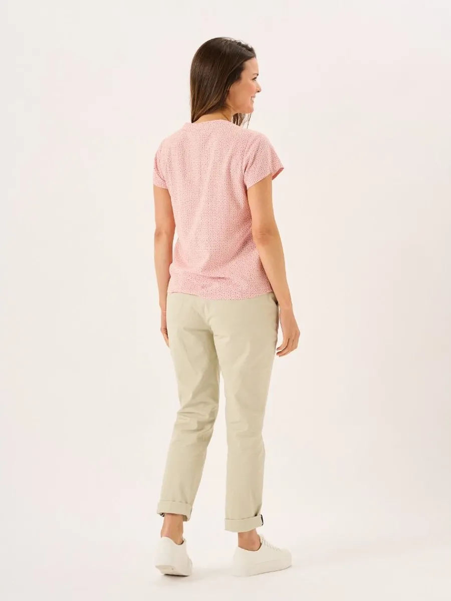 dusty_pink_notch_neck_spo_8.webp Quba & Co Dusty Pink Notch Neck Spotted Shirt - Adrienne New