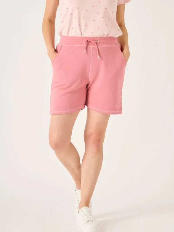 Quba & Co Dusty Rose Ladies Loopback Jersey Shorts - Evie Clearance