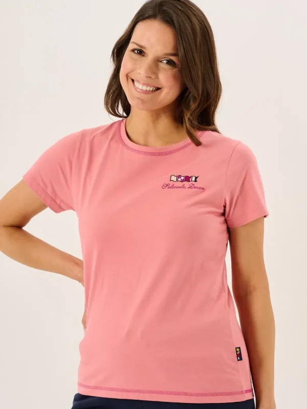 Quba & Co Dusty Rose Quba And Co X-Series Ladies Short Sleeve T-Shirt - Tenor New