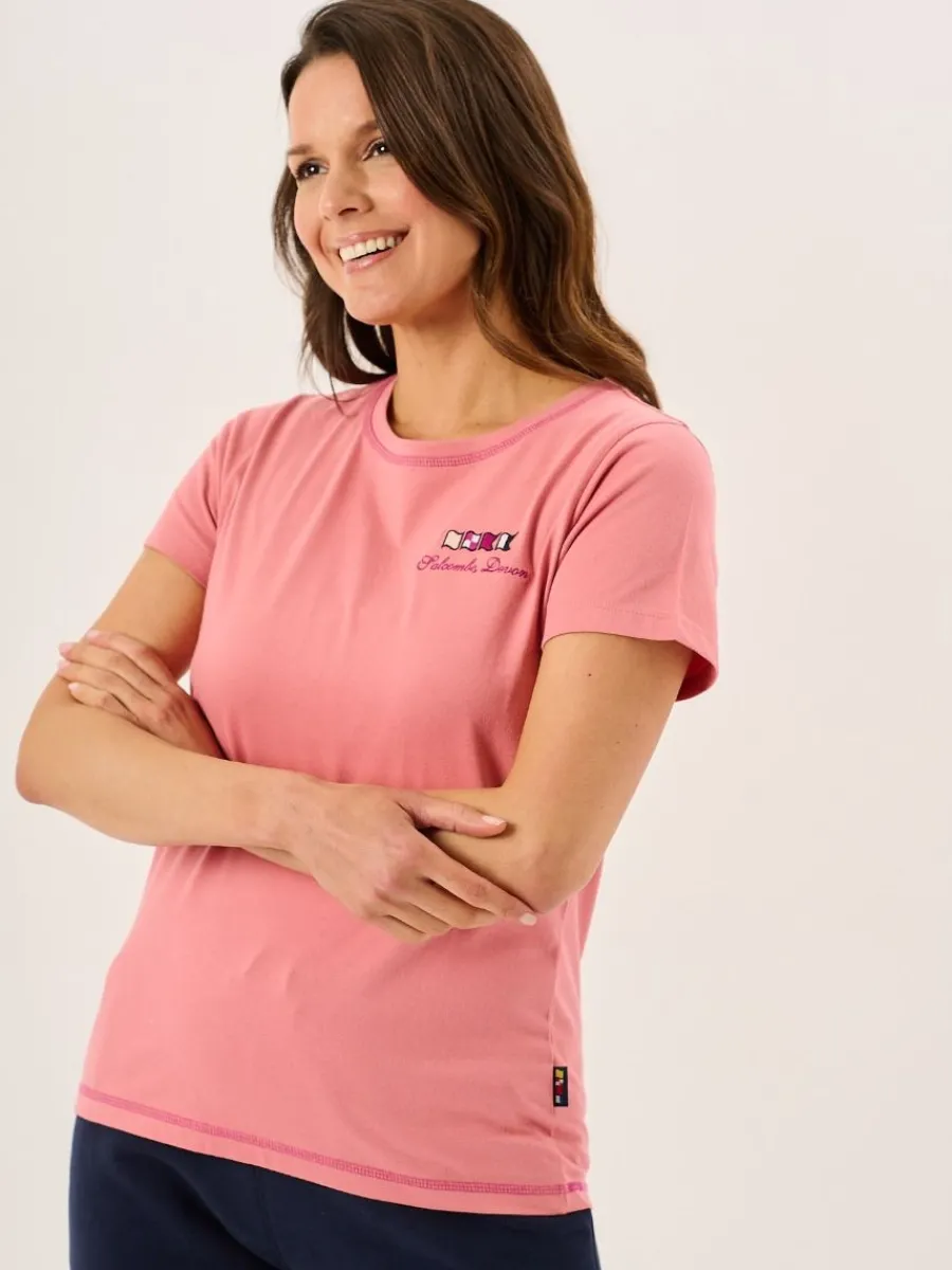 dusty_rose_quba_and_co_xs_4.webp Quba & Co Dusty Rose Quba And Co X-Series Ladies Short Sleeve T-Shirt - Tenor New