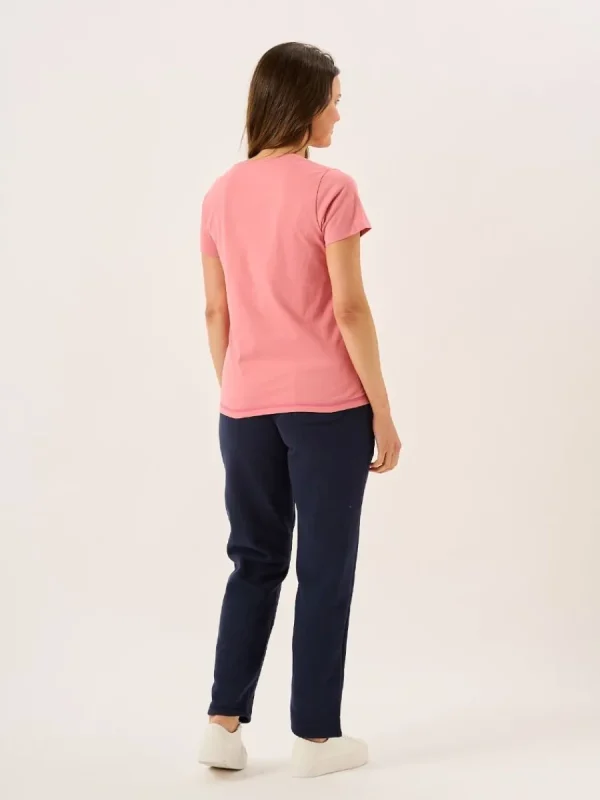 Quba & Co Dusty Rose Quba And Co X-Series Ladies Short Sleeve T-Shirt - Tenor New