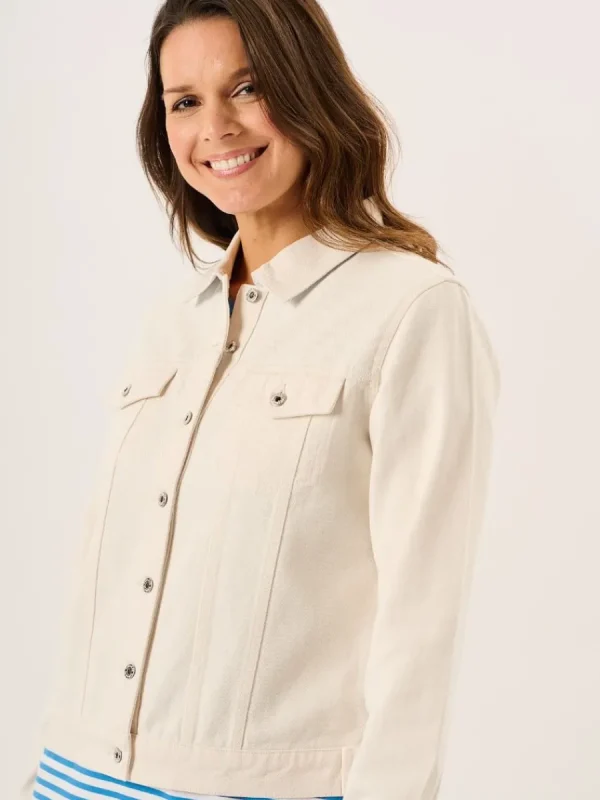 Quba & Co Foam White Ladies Western Jacket - Aliyona Discount
