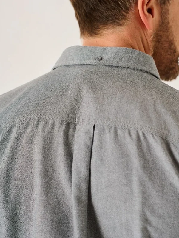 Quba & Co Grey Long Sleeve Oxford Shirt - Orlen New
