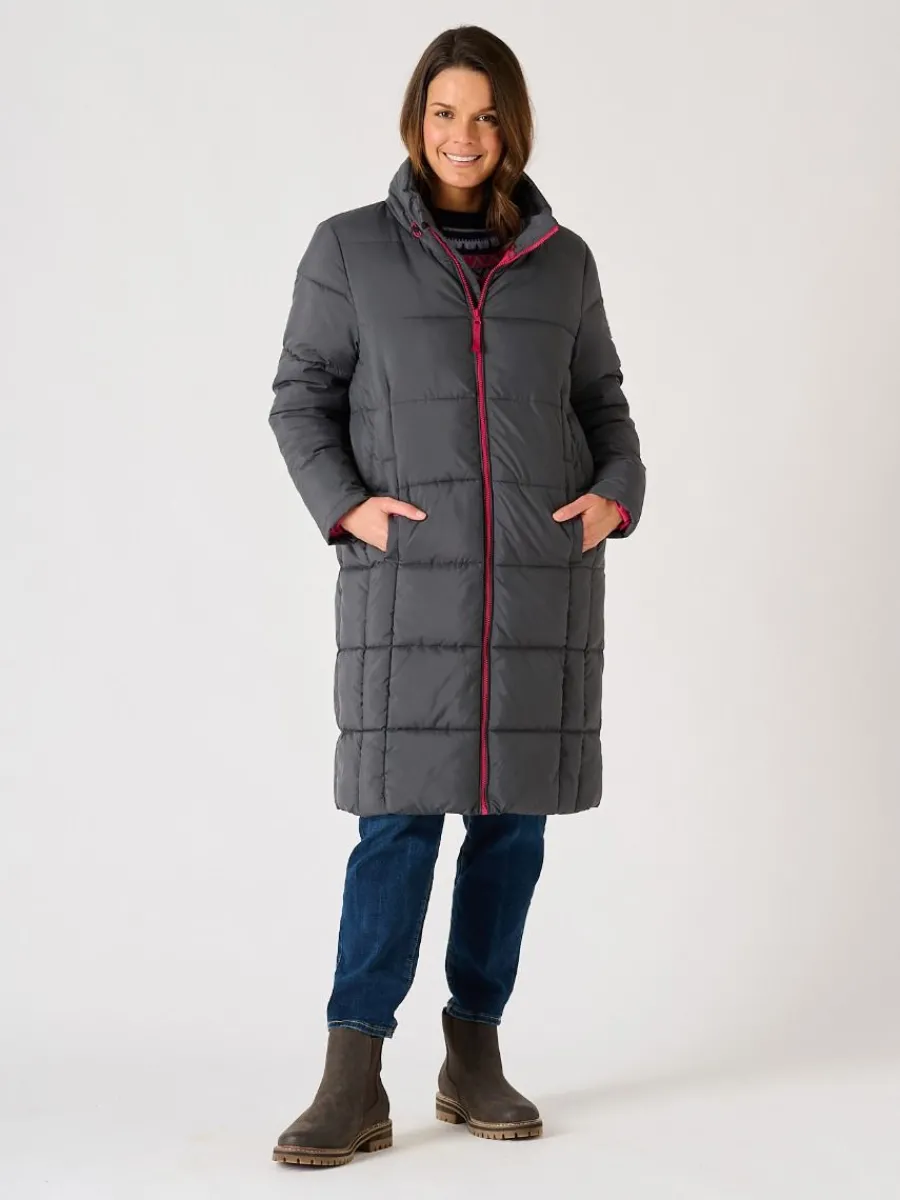 grey_longline_contrast_zi_13.webp Quba & Co Grey Longline Contrast Zip Padded Jacket - Orebro New