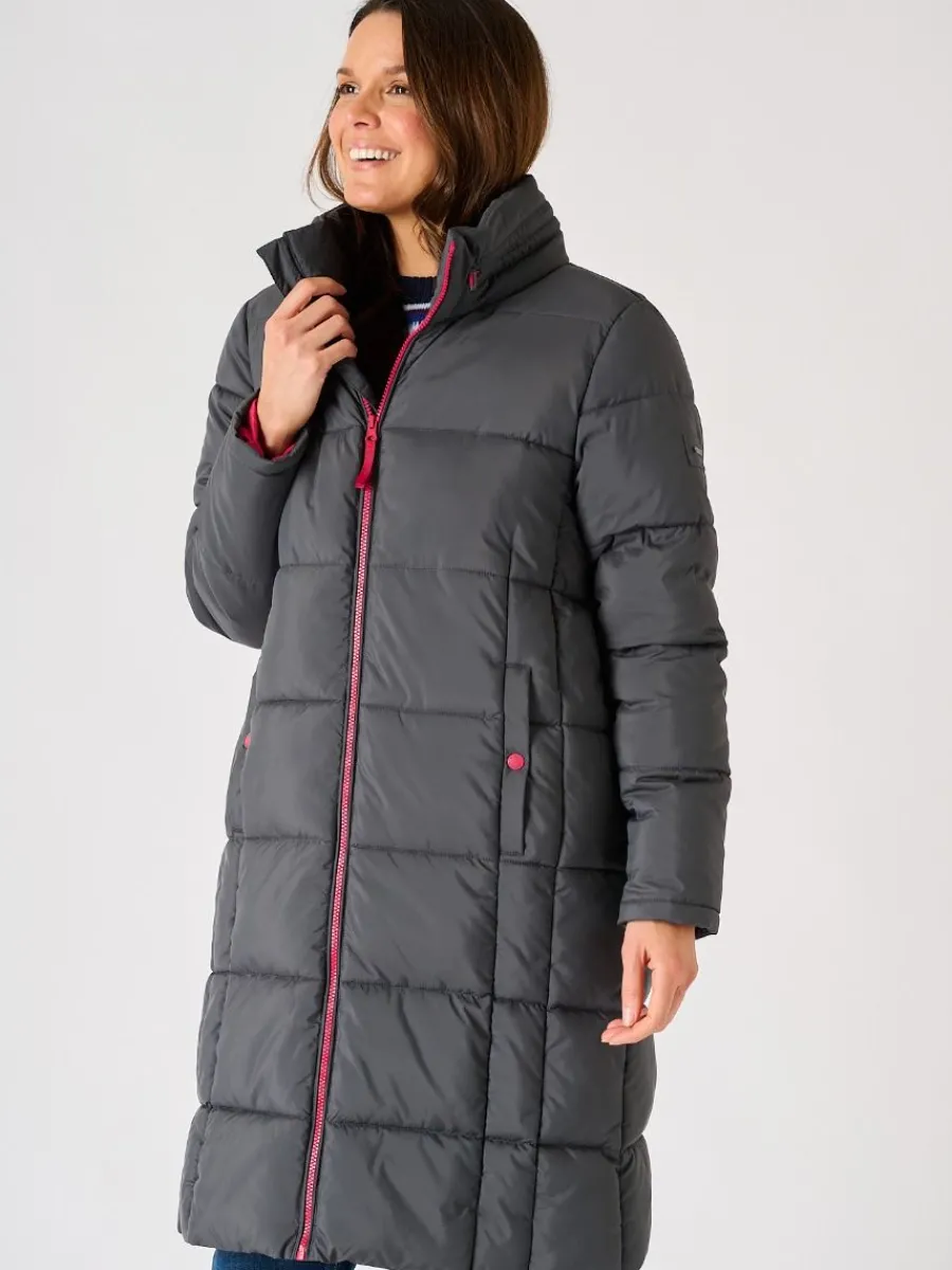 grey_longline_contrast_zi_15.webp Quba & Co Grey Longline Contrast Zip Padded Jacket - Orebro New