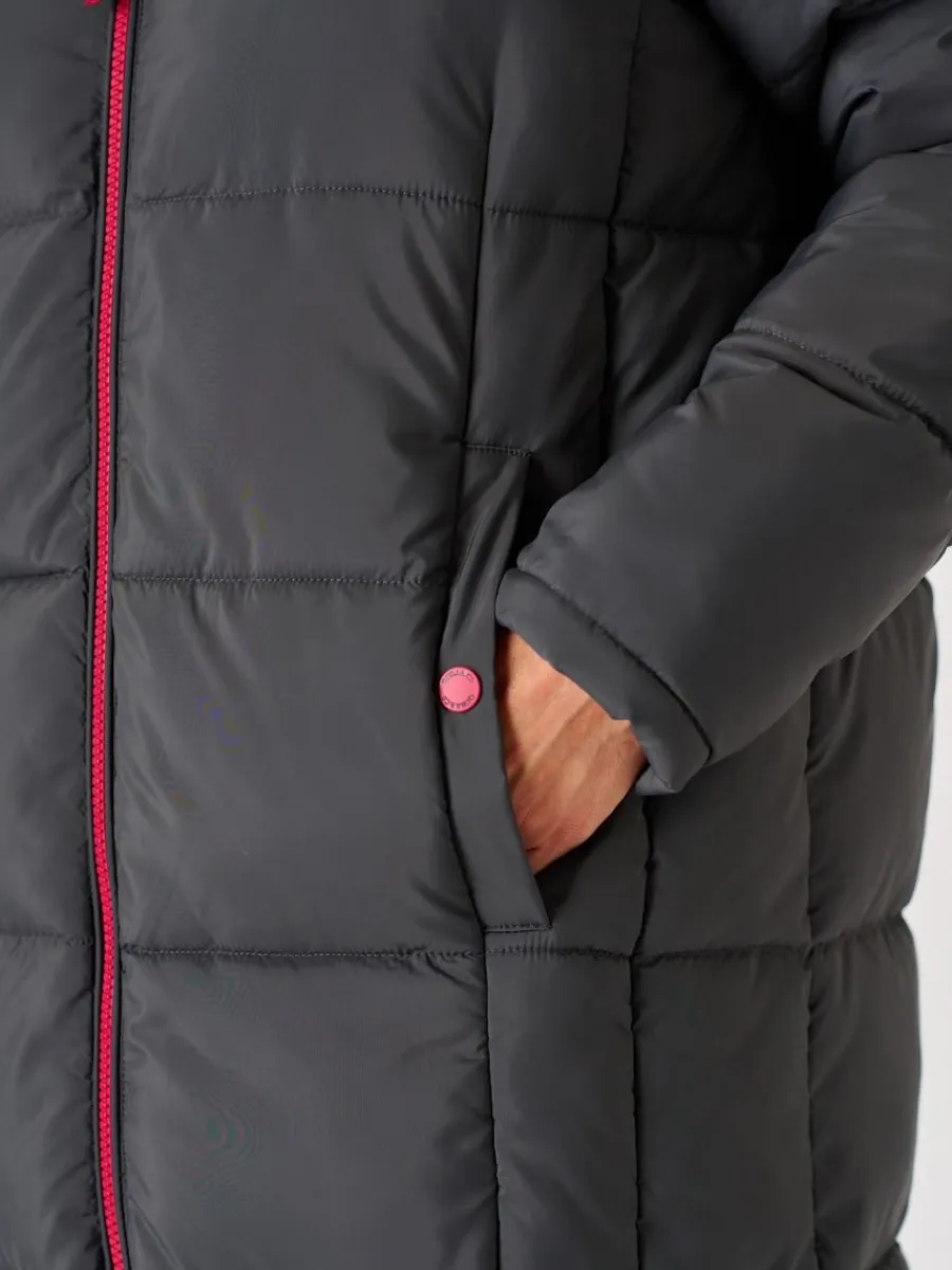 grey_longline_contrast_zi_8.webp Quba & Co Grey Longline Contrast Zip Padded Jacket - Orebro New