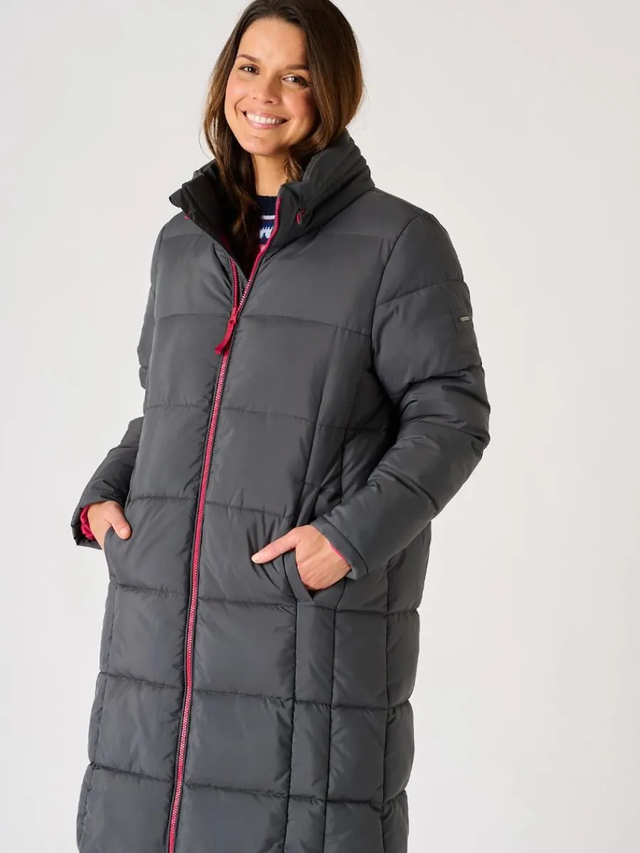 grey_longline_contrast_zi_9.webp Quba & Co Grey Longline Contrast Zip Padded Jacket - Orebro New