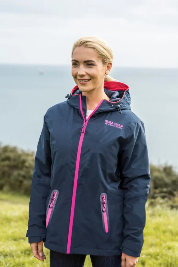 Quba & Co Henrietta X-Series Waterproof Performance Jacket in Navy Outlet