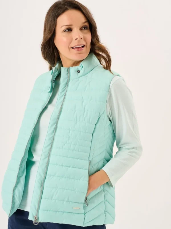 Quba & Co Jade Ladies Quilted Gilet - Darina New
