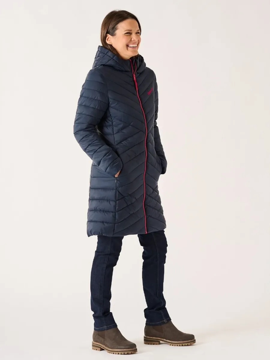 kallister_longline_puffer_3.webp Quba & Co Kallister Longline Puffer Coat in Navy Discount