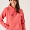 Quba & Co Leonora Classic Hoodie in Coral Online