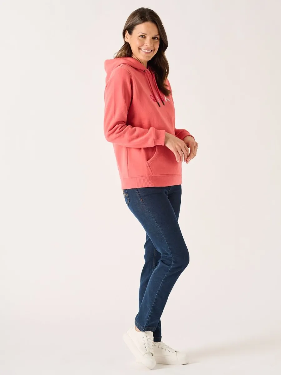 leonora_classic_hoodie_in_4.webp Quba & Co Leonora Classic Hoodie in Coral Online