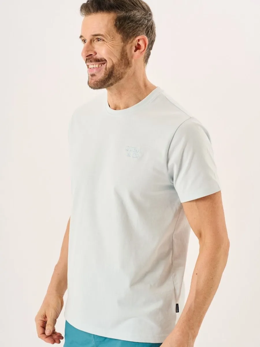light_blue_quba_and_co_ch_3.webp Quba & Co Light Blue Quba And Co Chest Logo T-Shirt - Chester Outlet