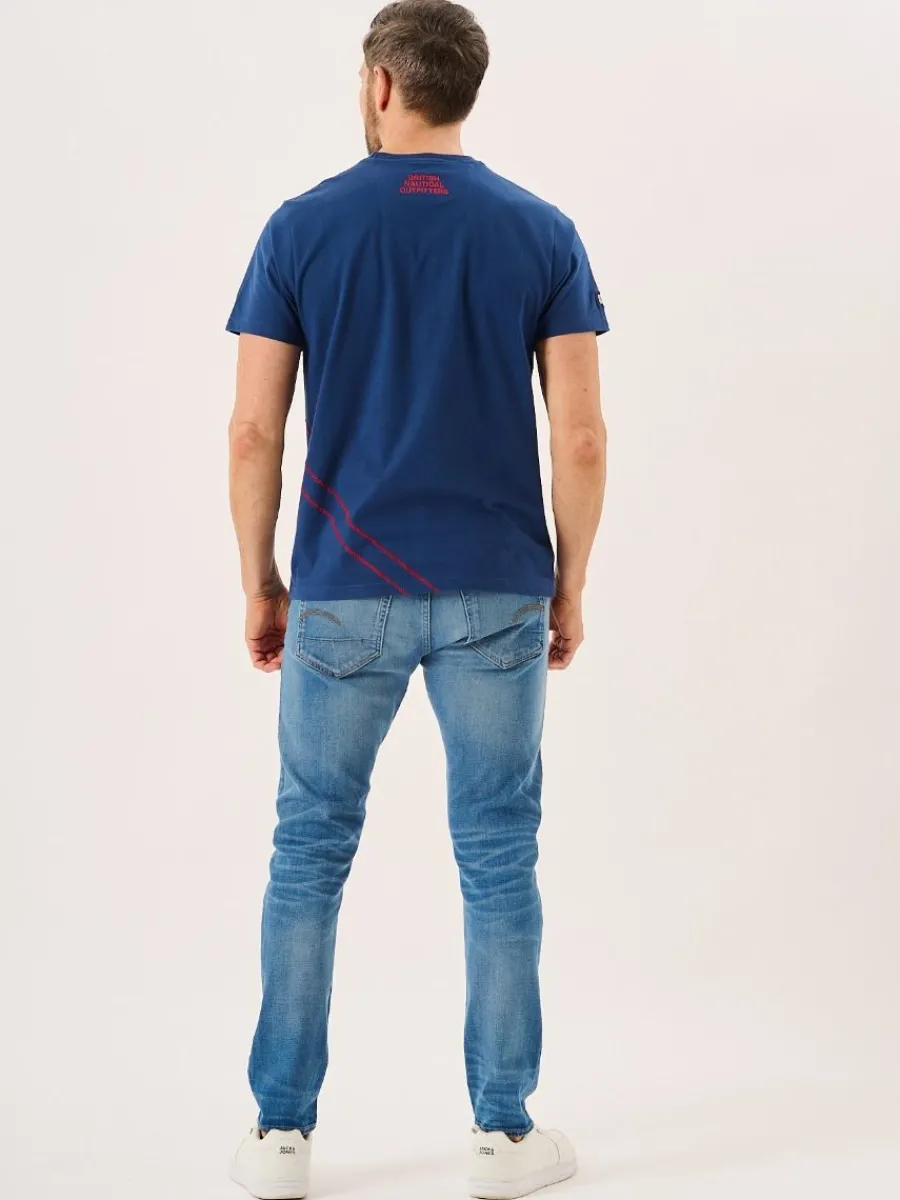 marine_blue_and_red_xseri_8.webp Quba & Co Marine Blue And Red X-Series Colour Block T-Shirt - Dornan New