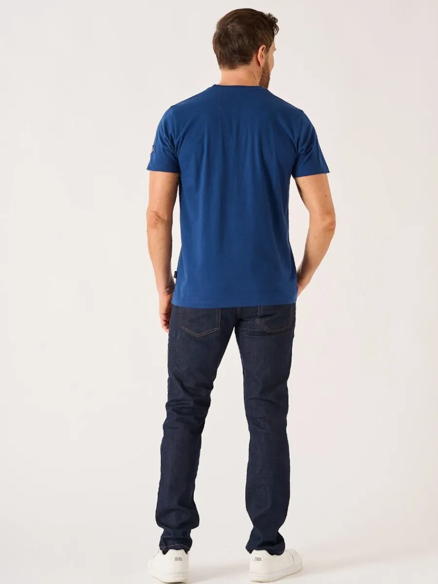 marine_blue_lifestyle_nau_5.webp Quba & Co Marine Blue Lifestyle Nautical Graphic T-Shirt - Darton Outlet