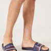 Quba & Co Mens Dark Navy X-Series Sliders - Nicho Hot