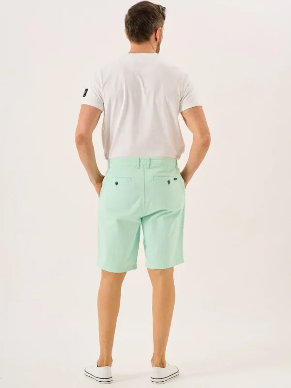 Quba & Co Mint Stretch Chino Shorts - Sandor Outlet