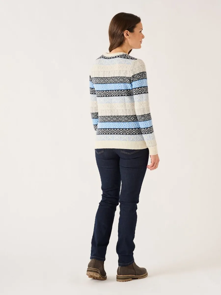 multicoloured_blue_lambsw_5.webp Quba & Co Multicoloured Blue Lambswool Rich Fairisle Style Jumper - Farla Best