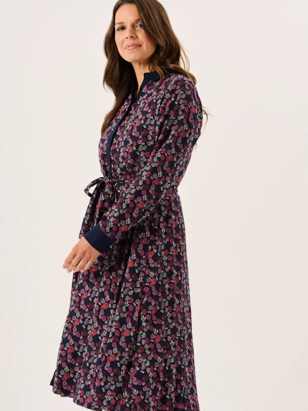 Quba & Co Multicoloured Long Sleeve Nautical Print Shirt Dress - Tally Online