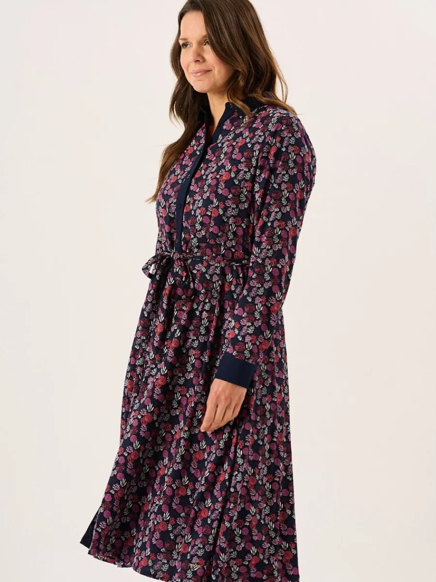 multicoloured_long_sleeve_4.webp Quba & Co Multicoloured Long Sleeve Nautical Print Shirt Dress - Tally Online