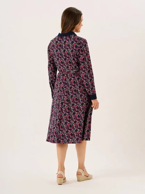 Quba & Co Multicoloured Long Sleeve Nautical Print Shirt Dress - Tally Online