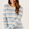 Quba & Co Multicoloured Pearl Knit Striped Jumper - Shola Discount