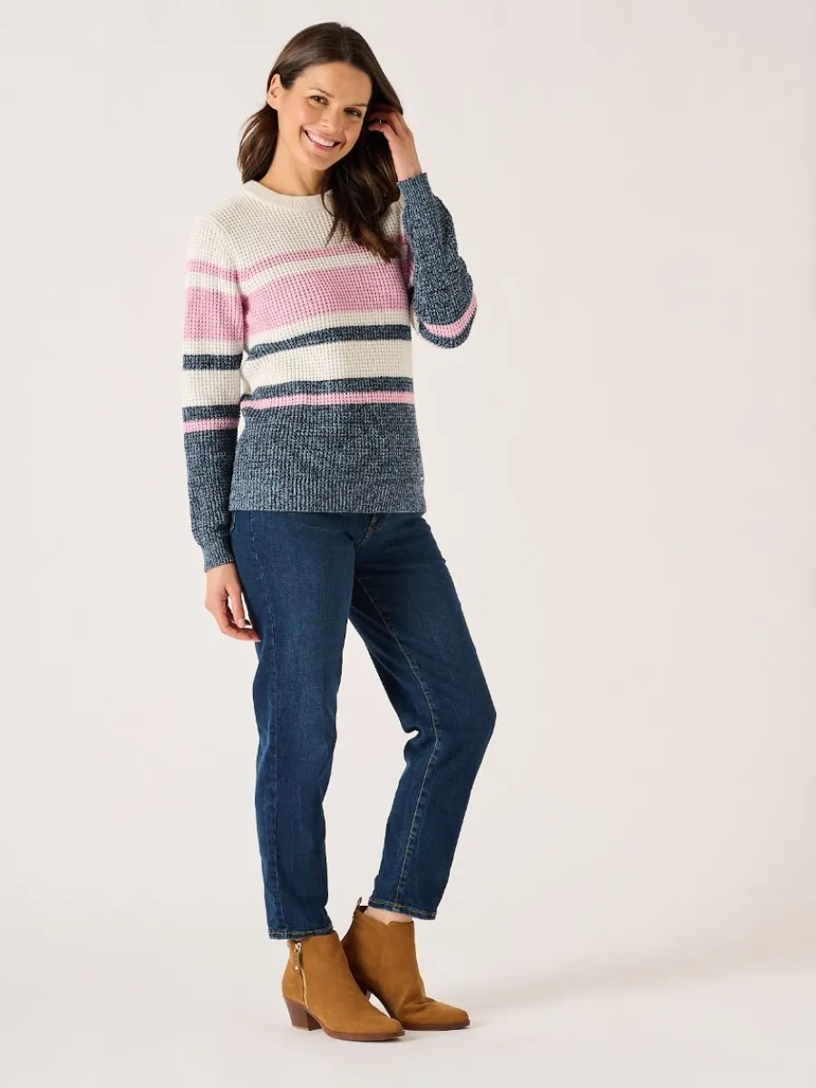 multicoloured_space_dye_w_5.webp Quba & Co Multicoloured Space Dye Waffle Jumper - Bynes Sale