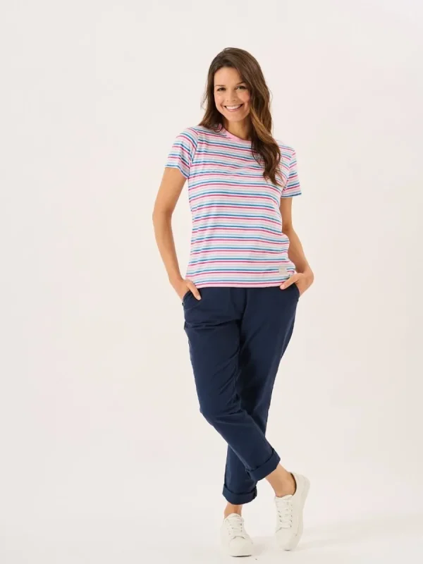 Quba & Co Multicoloured Striped Cotton T-Shirt - Bali Outlet