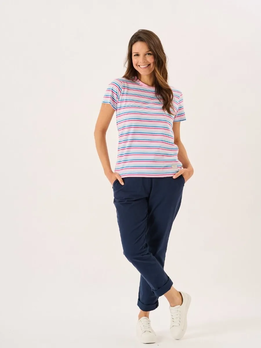 multicoloured_striped_cot_3-1.webp Quba & Co Multicoloured Striped Cotton T-Shirt - Bali Outlet