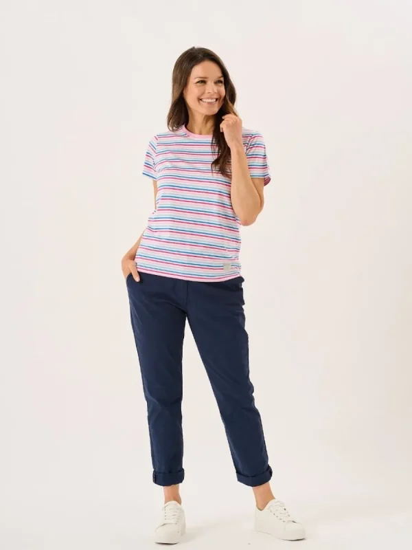 Quba & Co Multicoloured Striped Cotton T-Shirt - Bali Outlet