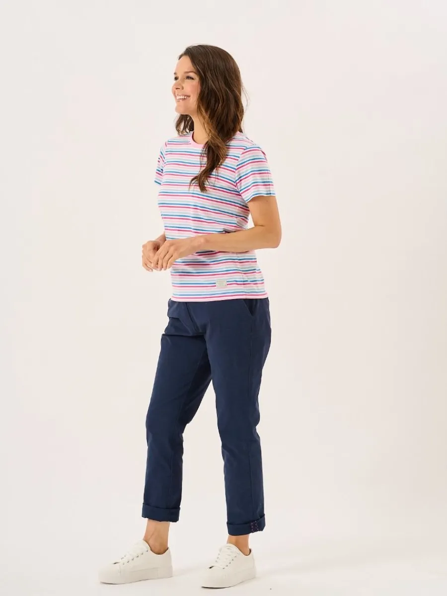 multicoloured_striped_cot_5-1.webp Quba & Co Multicoloured Striped Cotton T-Shirt - Bali Outlet