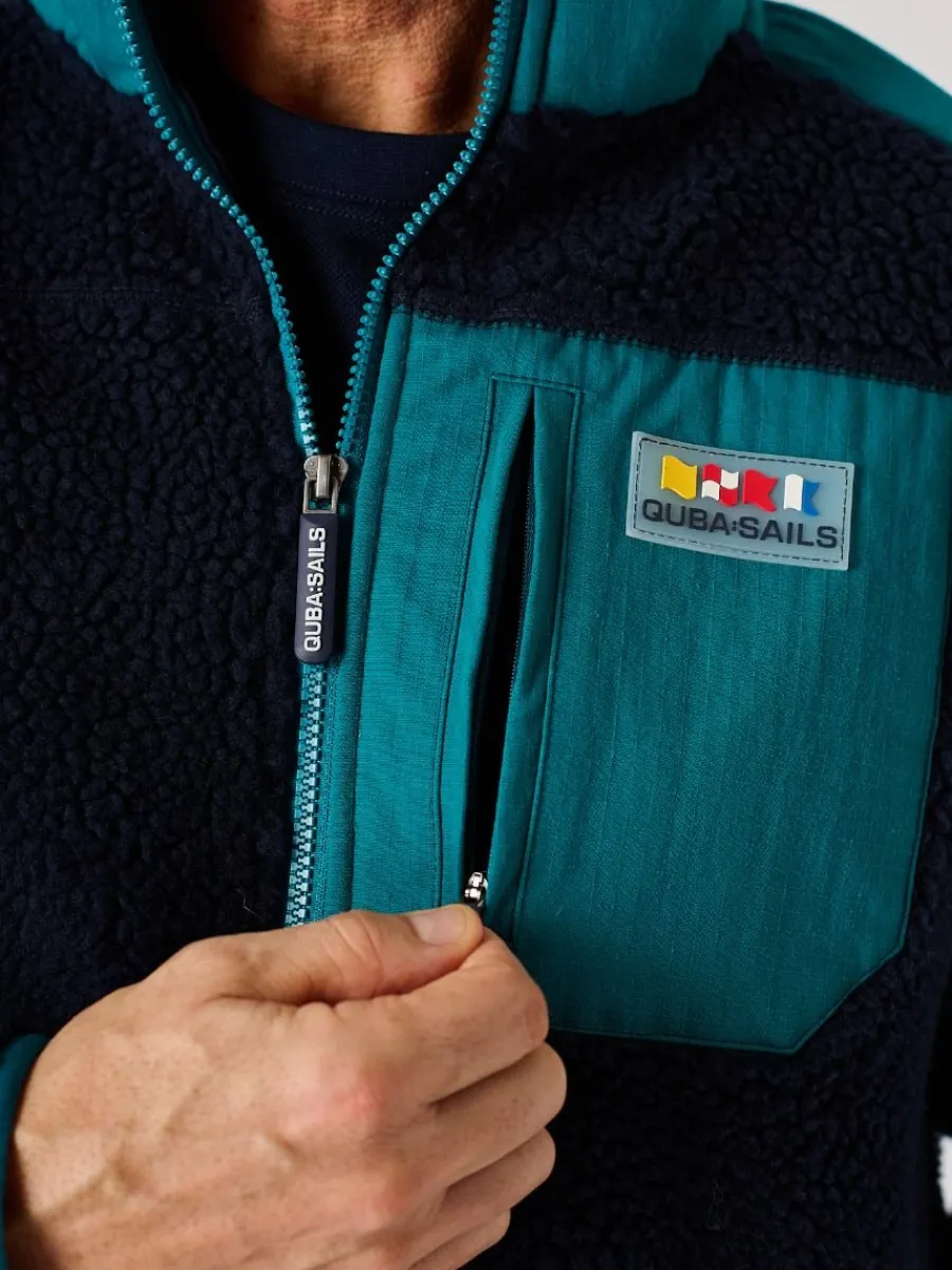 navy_and_teal_xseries_zip_8.webp Quba & Co Navy And Teal X-Series Zip Borg Jacket- Biasca New
