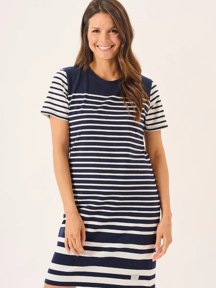 navy_and_white_jersey_str_0.webp Quba & Co Navy And White Jersey Striped Dress - Catalina Outlet