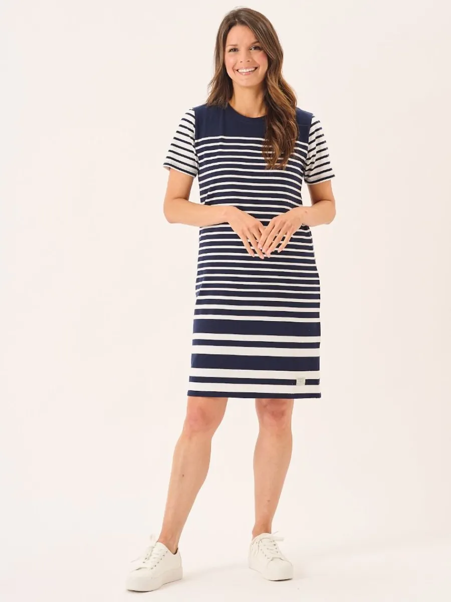 navy_and_white_jersey_str_3.webp Quba & Co Navy And White Jersey Striped Dress - Catalina Outlet