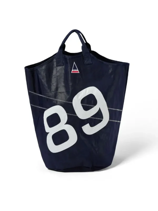 Quba & Co Navy And White Laundry Bag - Marlin Clearance