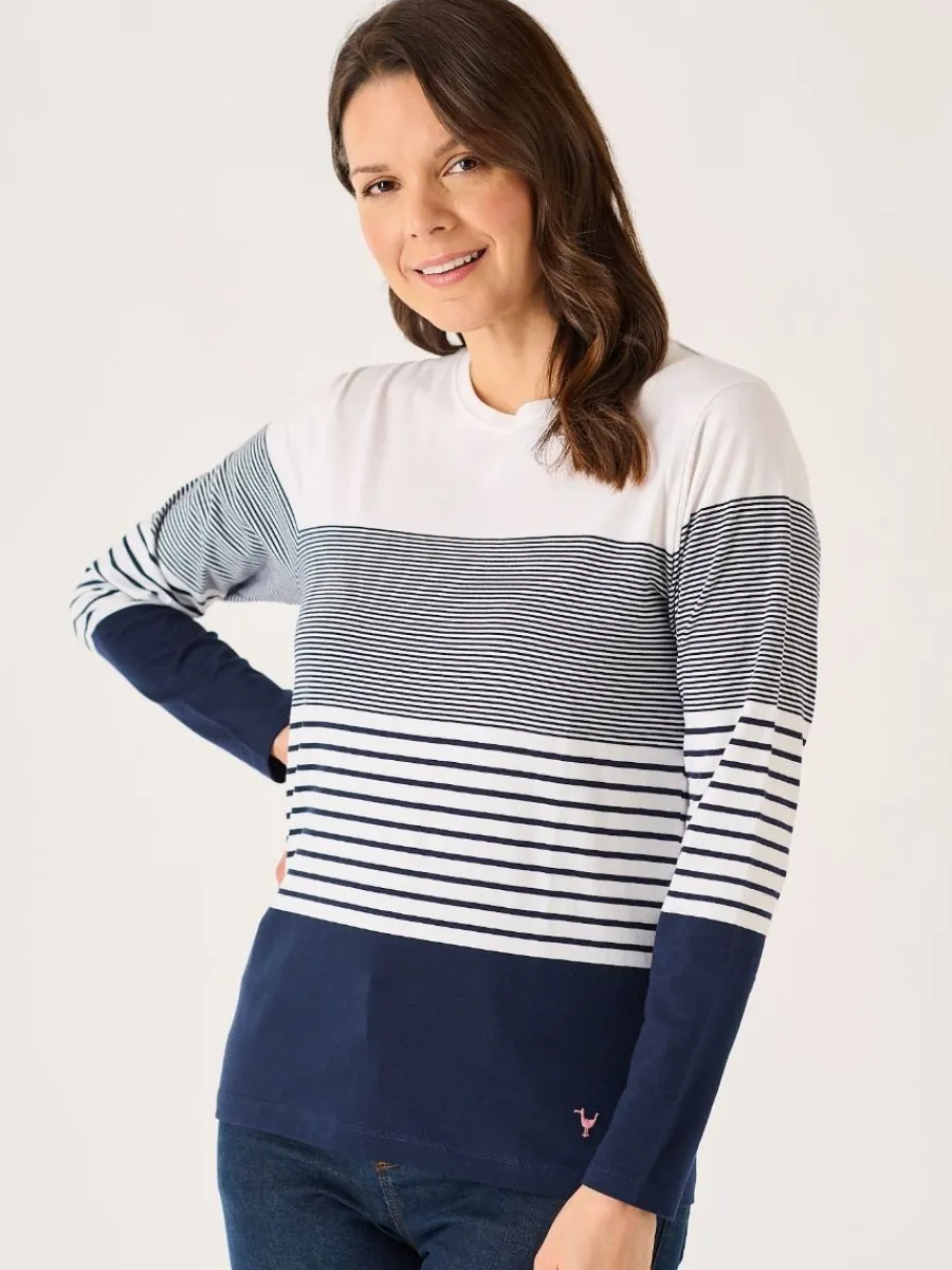 navy_and_white_long_sleev_2.webp Quba & Co Navy And White Long Sleeved Striped T-Shirt - Lenora New
