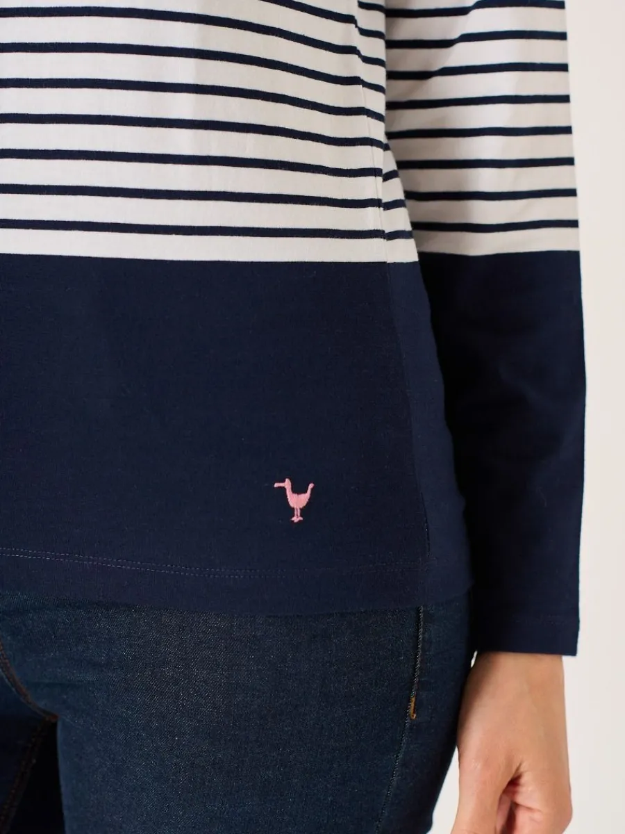 navy_and_white_long_sleev_6.webp Quba & Co Navy And White Long Sleeved Striped T-Shirt - Lenora New