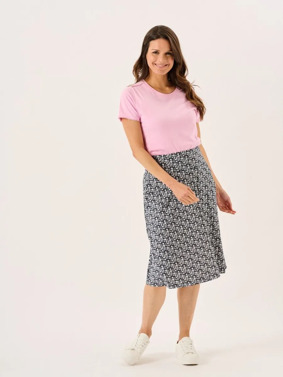 navy_and_white_nautical_p_7.webp Quba & Co Navy And White Nautical Print Jersey Midi Skirt - Raye Online