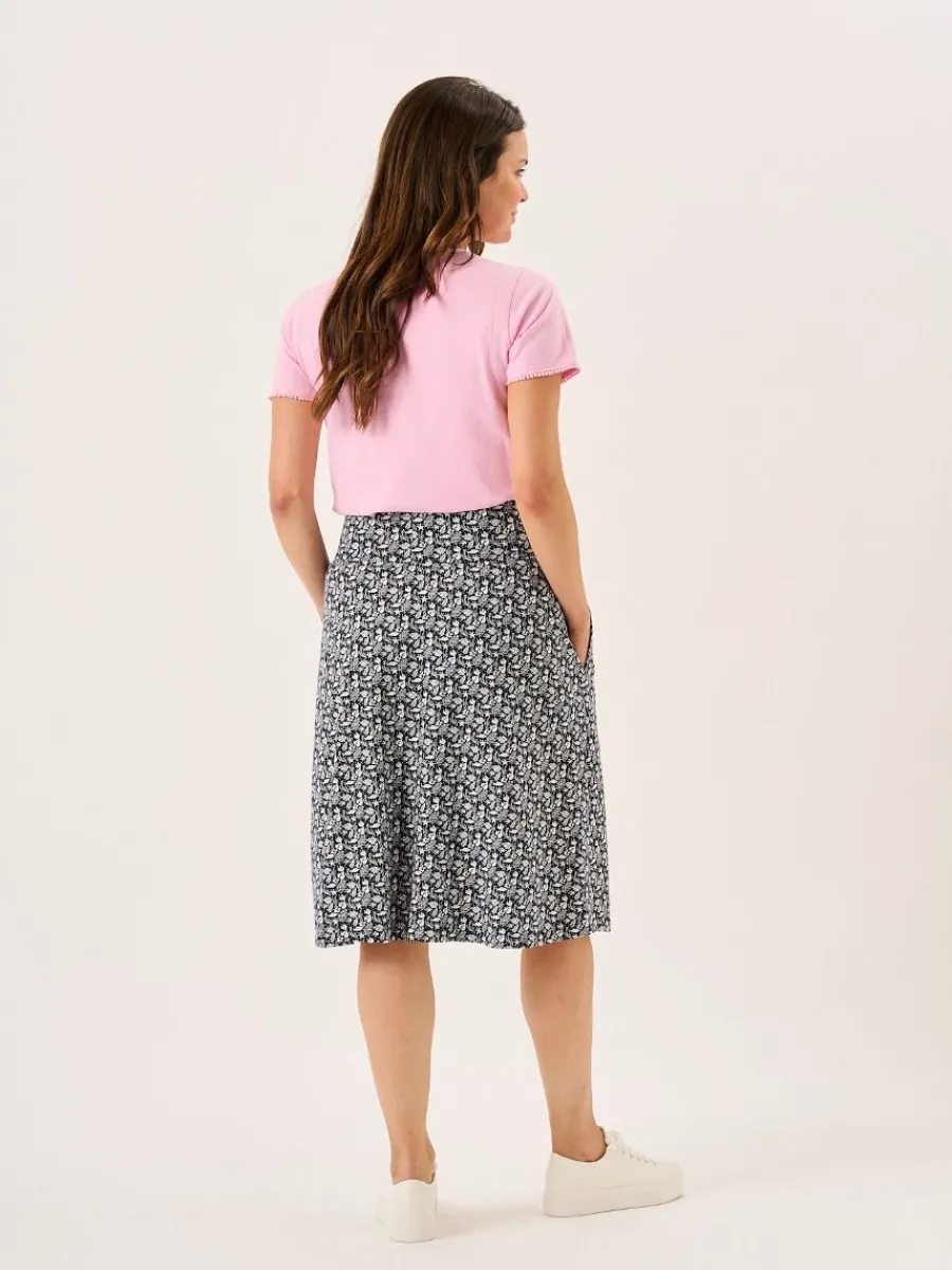 navy_and_white_nautical_p_9.webp Quba & Co Navy And White Nautical Print Jersey Midi Skirt - Raye Online