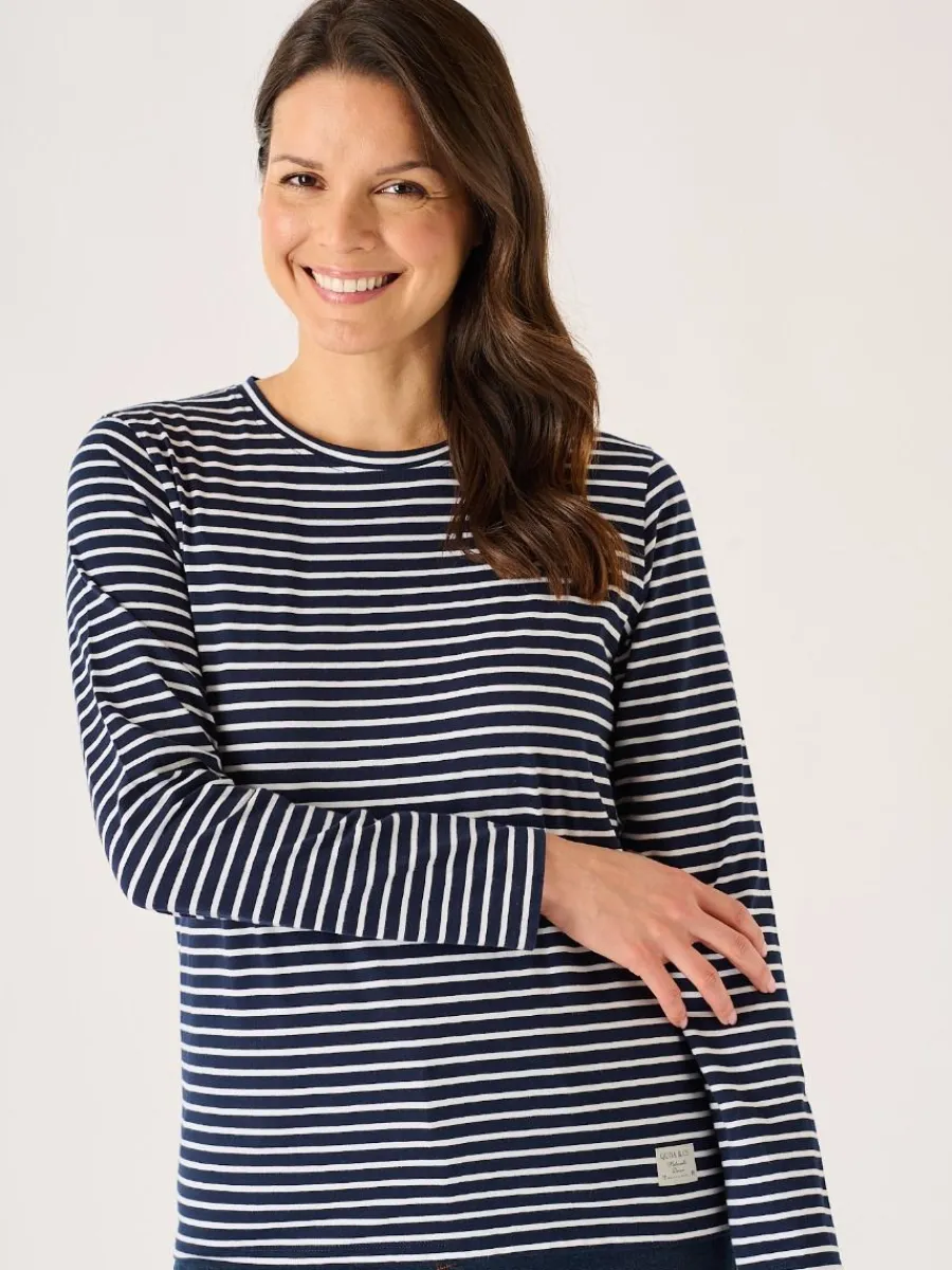navy_and_white_striped_lo_0.webp Quba & Co Navy And White Striped Long Sleeve T-Shirt - Anya New