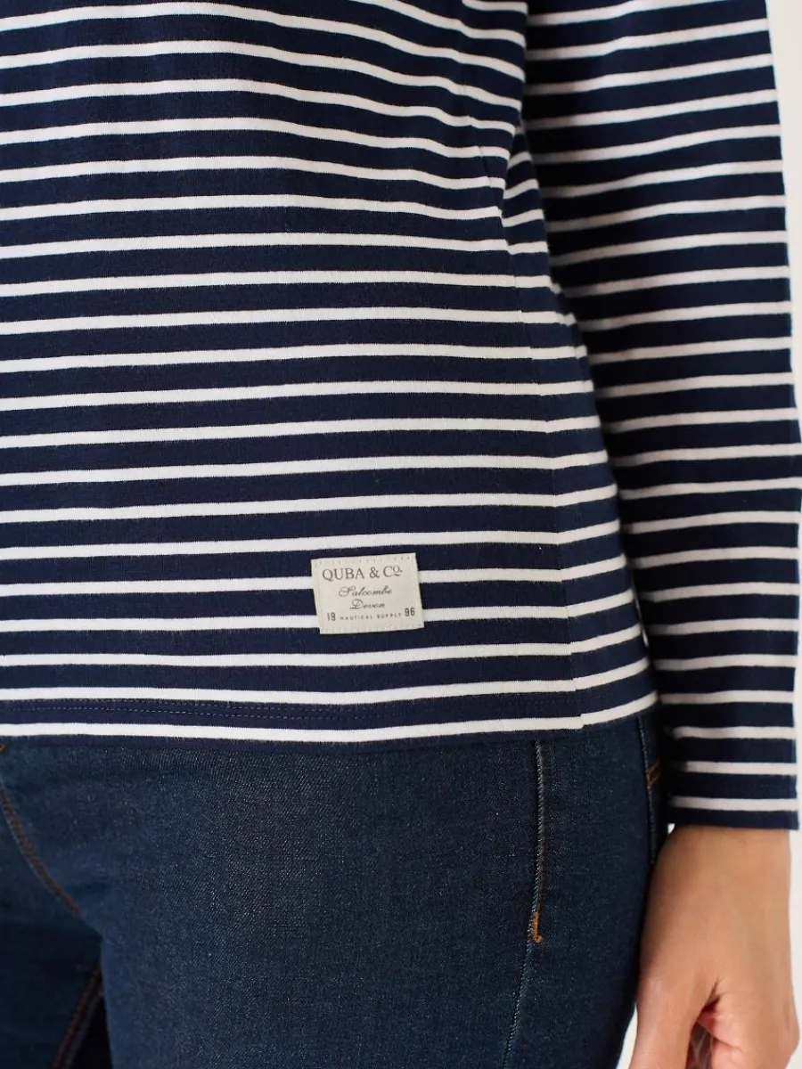 navy_and_white_striped_lo_6.webp Quba & Co Navy And White Striped Long Sleeve T-Shirt - Anya New