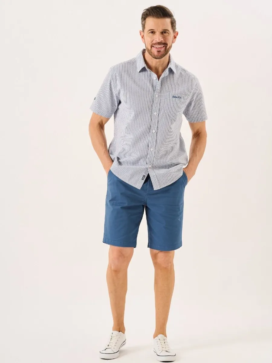 navy_and_white_striped_se_4.webp Quba & Co Navy And White Striped Seersucker Short Sleeve Shirt - Durst Online