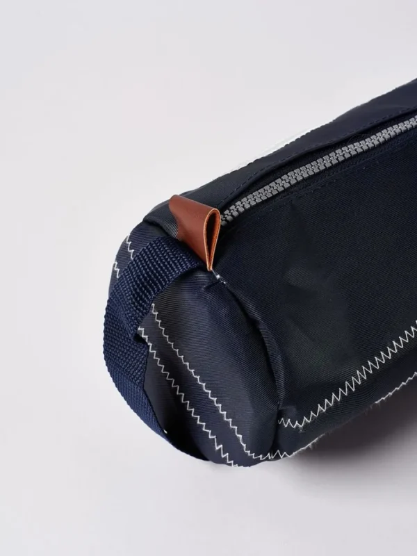 Quba & Co Navy Barrel Wash Bag - Beacon New