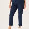 Quba & Co Navy Chino Trousers - Carlyne Best