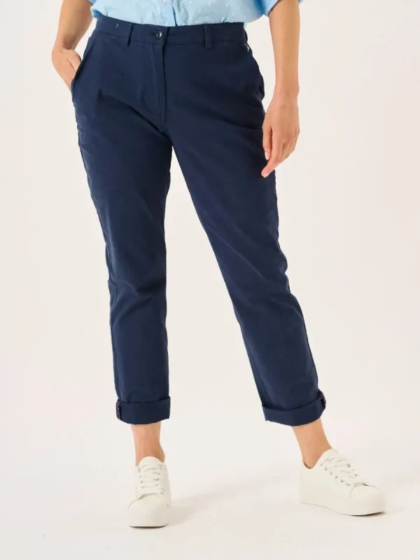 Quba & Co Navy Chino Trousers - Carlyne Best