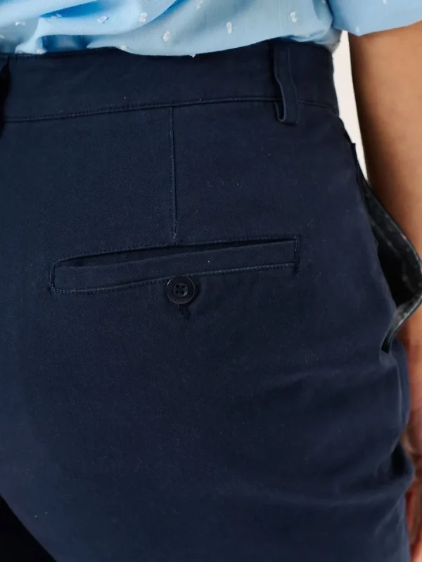 Quba & Co Navy Chino Trousers - Carlyne Best